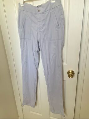 Athleta Trekkie North Joggers Snap Zip Front Women's Size 4T 35 Inseam Quick Dry